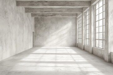 In this Stock image, the walls are white and the furniture is grungy.