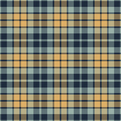 Autumn Plaid Check Seamless Pattern - Cute plaid check repeating pattern design