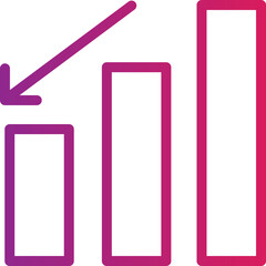 Single isolated icon with outline style icon on white background
