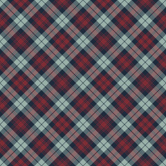 Autumn Plaid Check Seamless Pattern - Cute plaid check repeating pattern design