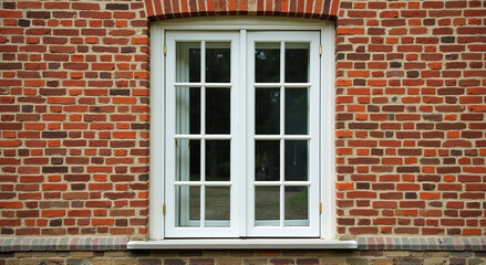 Fototapeta premium window in a brick wall