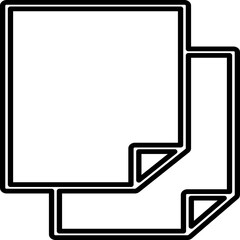 Single isolated icon with outline style icon on white background