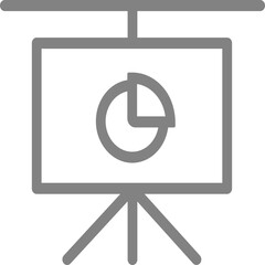 Single isolated icon with outline style icon on white background