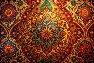 Intricate Chuztai Texture with Subtle Patterns and Rich Earthy Tones for Artistic Background Designs