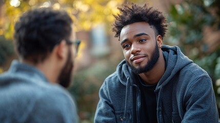college student seeking emotional balance and stress management support from a counselor, focusing on mental health and well-being with strategies for relaxation and resilience