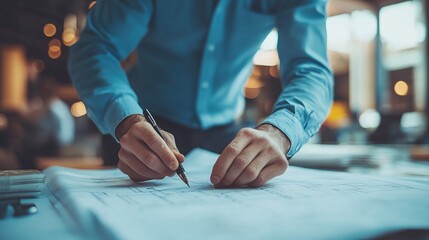 Obraz premium blueprint review and collaboration at a construction site, emphasizing teamwork, design inspection, and coordination between professionals for successful project planning and execution