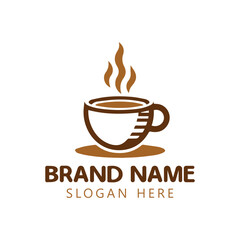 Coffee cup Logo Template vector