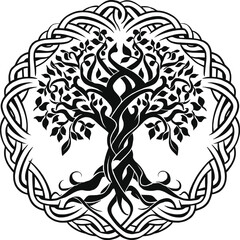 Fototapeta premium Tree of life, Tree of life cut files for Cricut, Celtic tree of life.