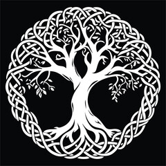 Fototapeta premium Tree of life, Tree of life cut files for Cricut, Celtic tree of life.