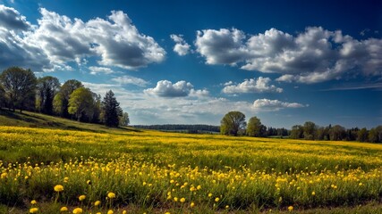 Obraz premium Vibrant clouds in colorful twilight sky