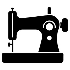 sewing machine clip art vector illustration
