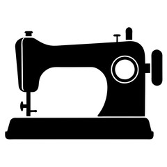 sewing machine clip art vector illustration