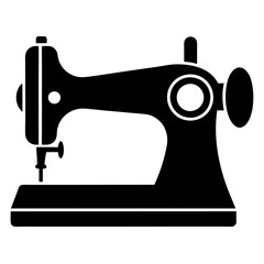 sewing machine clip art vector illustration