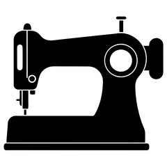 sewing machine clip art vector illustration