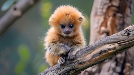 Naklejka premium A cute animal baby