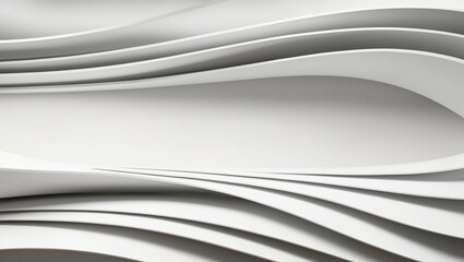 Monochrome flowing layers with soft waves