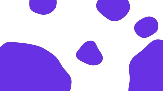 Animated Ink Splatter Cartoon Style Background (customizable)