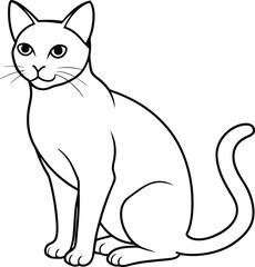 Cat Vector Design Silhouette