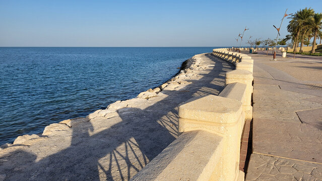 Boulevard Corniche in Al Khobar sea front