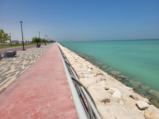 Dammam South Corniche in Saudi Arabia