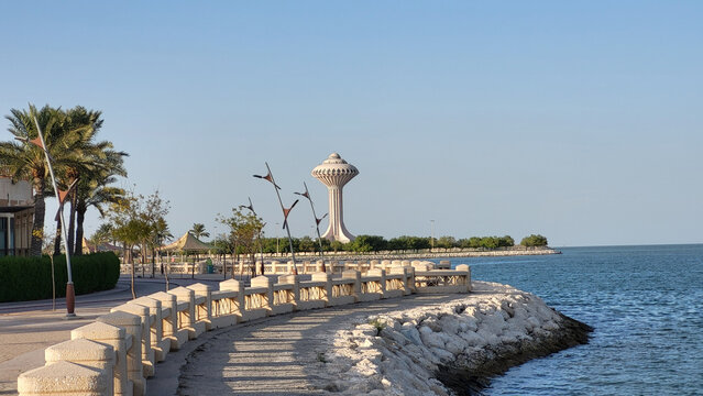 Corniche Boulevard in Al Khobar in Saudi Arabia