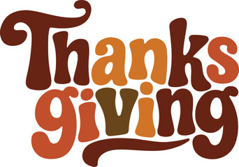 Thanks giving typography t-shirt design vector illustration