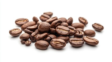 Naklejka premium The Coffee Beans on Surface