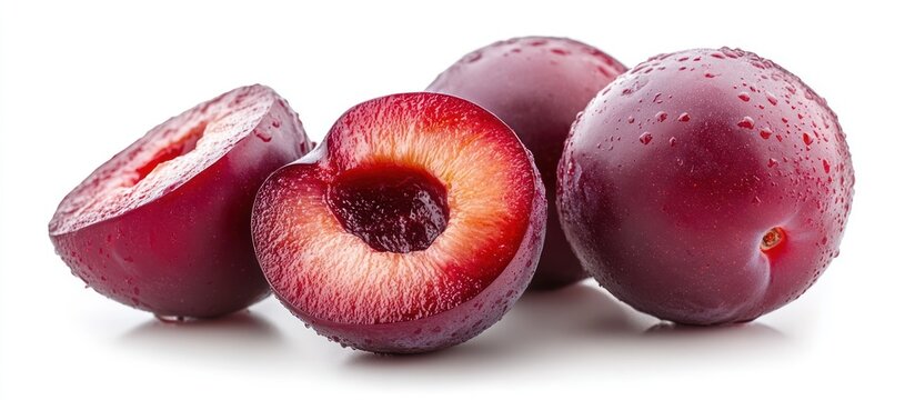 Fresh Red Plums