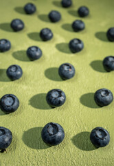Pattern from bluberries