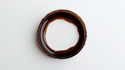 The Coffee in Rustic Bowl