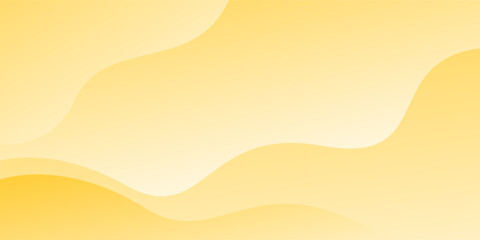 Yellow and white vector curve modern background with space for text and message. concept design