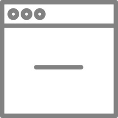 Fototapeta premium Single isolated icon with outline style icon on white background