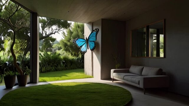 Una casa inspirada en una origa y una mariposa