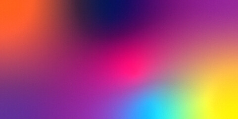 Abstract colorful bright spots gradient background .Vector backdrop for your design .Holographic background rainbow colors gradient shades .multicolor,Rough, grain, noise,grungy.Template.