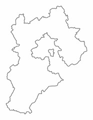 Hebei Province outline map