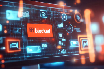 Obraz premium Computer screen displaying a 