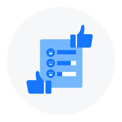 Response Validation Icon Design. Representing Validating Responses.AI Response Check.Quality Assurance.Validation Process. PNG icon.