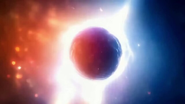 a subatomic particle emits an electromagnetic field