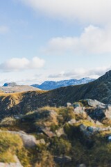 landscape with sky and clouds