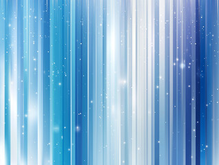 Colorful gradient background in blue and silver Christmas colors palette with vertical lines