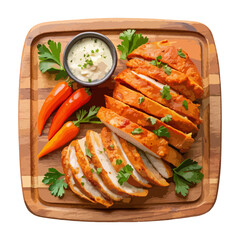 grilled chicken with vegetables