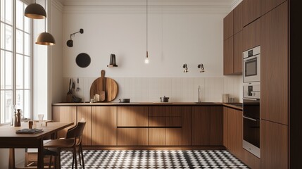 interior of kitchen