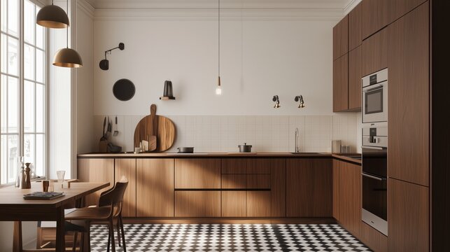 interior of kitchen