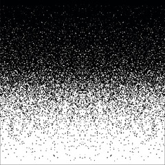 illustration in gradient pattern and grunge textures, crackle effects, stains and large dots, lines in scattered worn shapes for different applications.