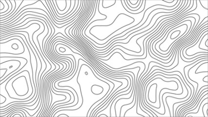 Topography vector background, banner. Imitation of a geographical map, contour lines. Modern design with topographic wavy pattern design.paper texture Imitation of a geographical map shades	
