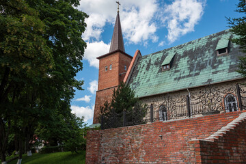 Fototapeta premium St. Nicholas Church, formerly Kirche Juditten, Kaliningrad.