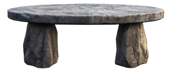 Isolated stone table surface with grey retro granite texture, empty product display backdrop, rustic concrete countertop for montage, vintage style marble desk template, rough gray rock material