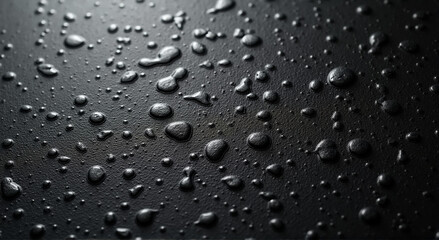 water drops on glass