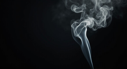 Obraz premium smoke on black background