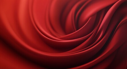 Obraz premium A close-up of a vibrant red rose petal displaying intricate textures and rich colors